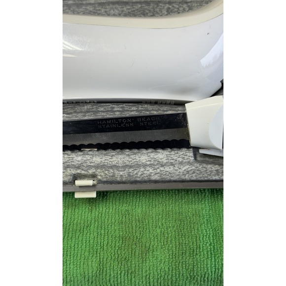 Vintage Hamilton Beach Electric Knife w/ Case Tested Working - Picture 7 of 14